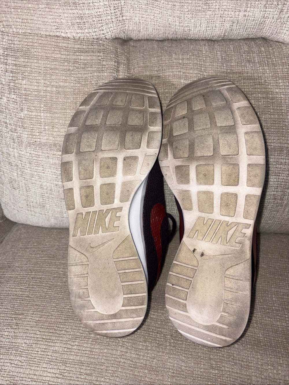 Nike Women's Athletic Sneakers -Dark Purple with Rose Gold Swoosh Sz 7 - Picture 7 of 12